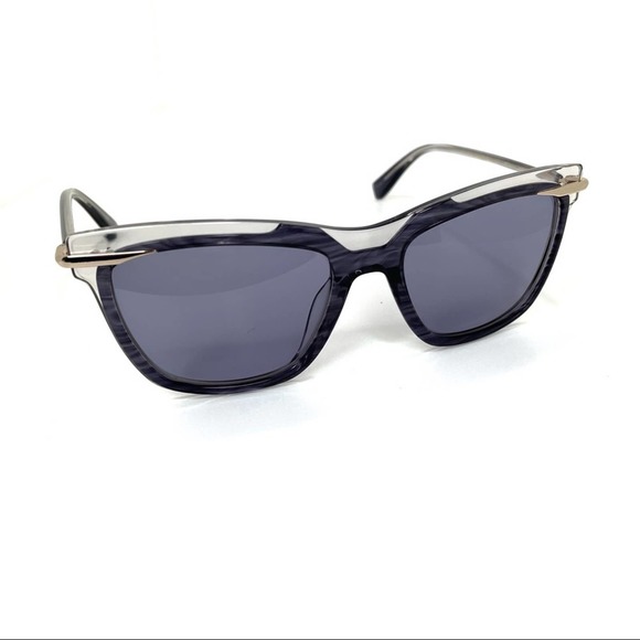 Derek Lam Vivien Ink Sunglasses Navy Blue Glasses